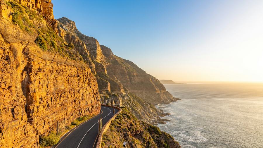 Chapman’s Peak Drive at sunset